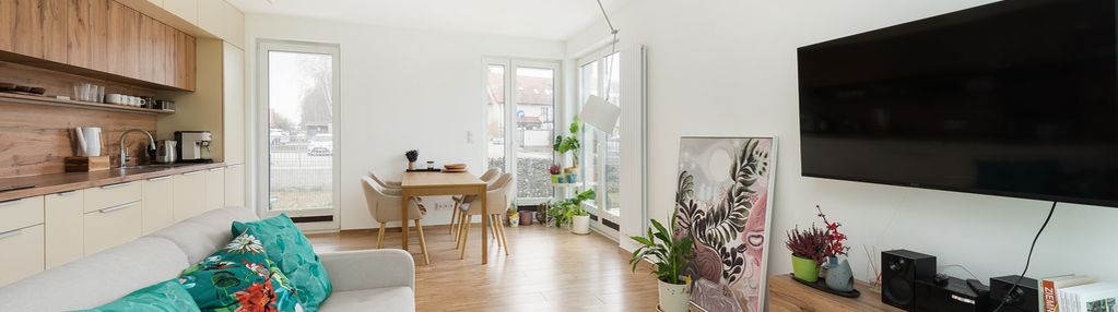 *stelmachów park*super dwa pokoje, ogródek, garaż!