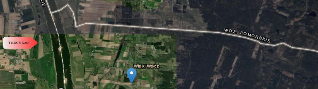 Działki rolne wielki wełcz blisko grudziądz