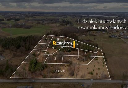 11 działek pod lasem | na wzgórzu | wz |pomieczyno