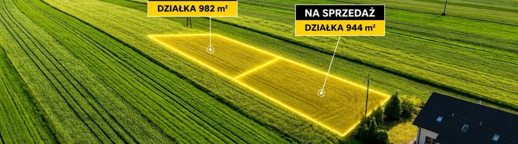 Tychy cielmice | 1926 m² | wz na 2 domy | media