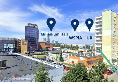 W 5 minut do millenium/uczelni ur i wspia/4 pokoje