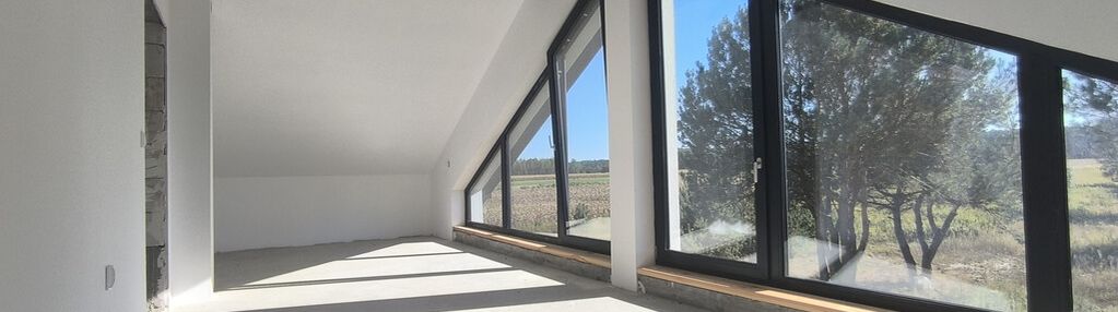 Dom pod lasem w stanie deweloperskim +