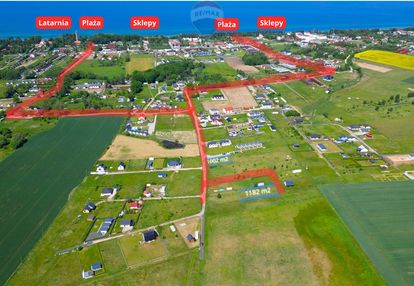 Działka budowlana 1182 m² / 1,7 km do morza gąski