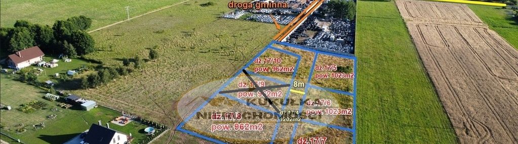 5 działek budowlanych z warunkami zabudowy - borek