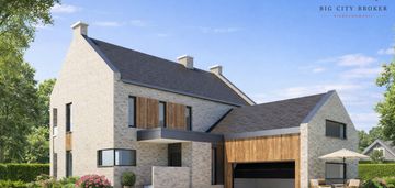 Wolnostojący dom w stanie deweloperskim, czechów