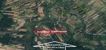 Duża działka do podziału z wz na 3 domy jeziorko