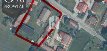 Nieruchomość z zabudowaniami.
