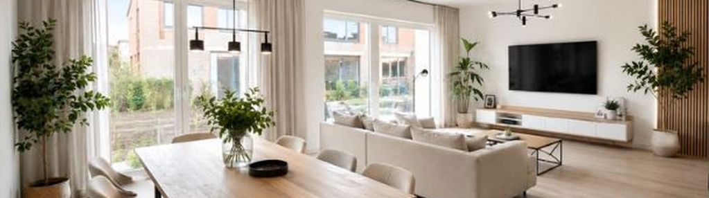 Bliźniak+30 m2 poddasza, klima, smart home