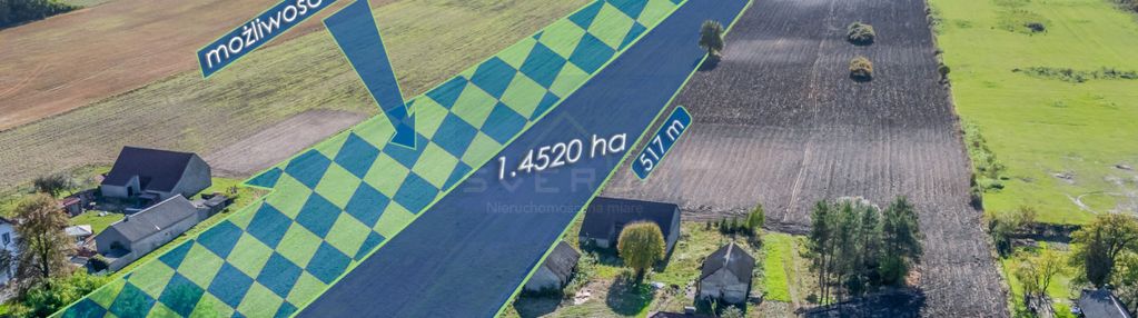 Duża działka budowlana pabianice gm. janów