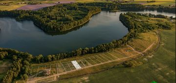 Działki nad jeziorem raduń obok pole golfowe