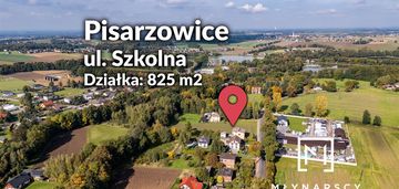 825 m2|działka c | budowlana | pisarzowice |