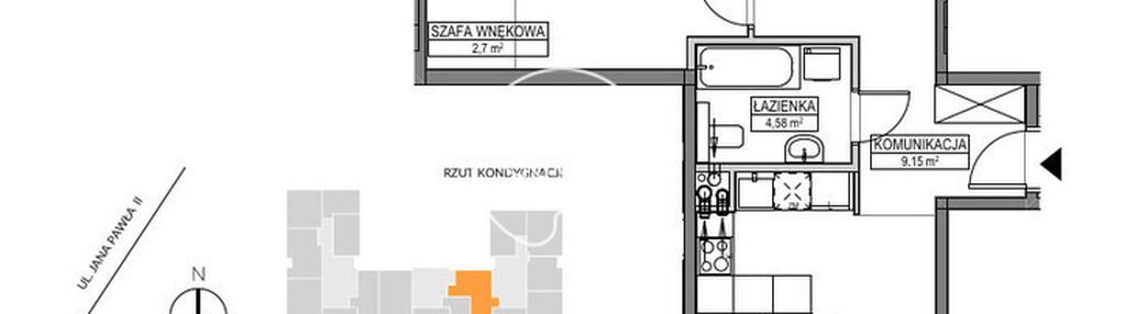 Trzy pokoje w osielsku. widok i układ bez błędów