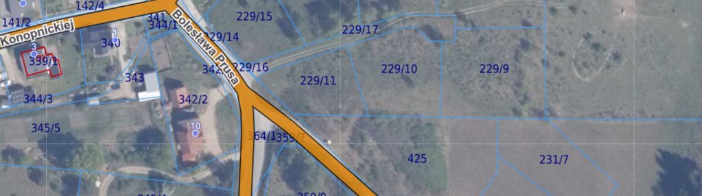 Działka budowlana w ostróżkach