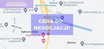 901m2, działka sękocin nowy