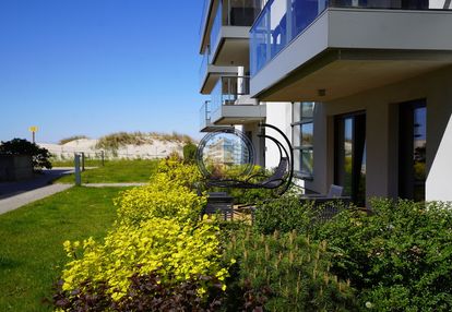 Apartament na samej plaży z tarasem i ogrodem!