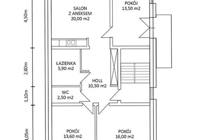 4-pokojowe mieszkanie 82m2 + balkon w Mławie
