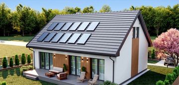 Piękny wolnostojący dom z ogrodem