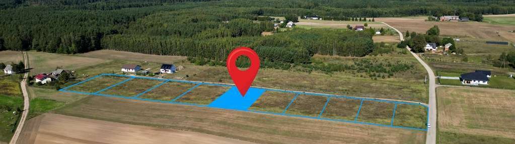 Działka budowlana blisko jeziora z mpzp.