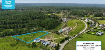 Działka budowlana 4829 m²  – domatówko, gm. puck
