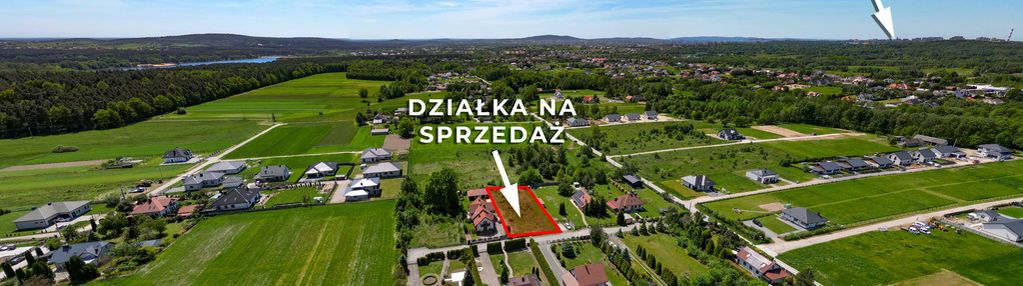 Działka budowlana 1302 m², media, szkoły, natura.