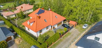 Dom 269m2, podwójny garaż, wiele drzew w ogrodzie