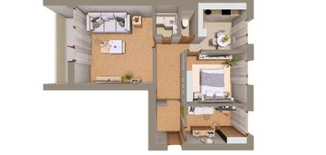 Super lokalizacja/atrakcyjne mieszkanie/3 pokoje/