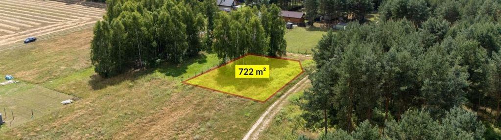 Działka letniskowa panoszów 722m2