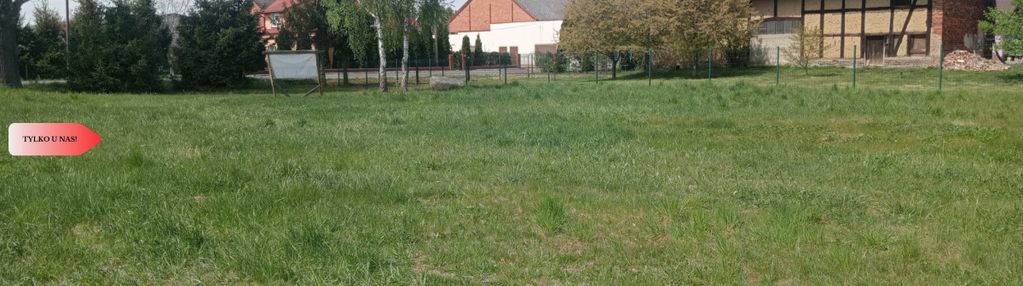Działka budowlana z gotowym projektem na budowę.