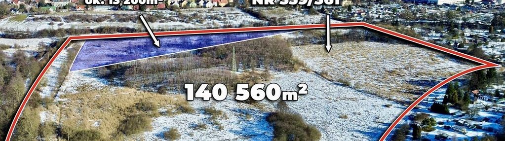 Wyjątkowy teren inwestycyjny 140.560 m² !