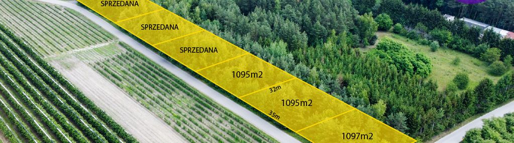 Działka budowlana 1095m2, sprzedaż, mpzp
