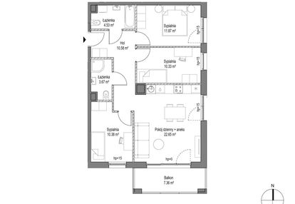 Nowoczesne mieszkanie | smart house | lawendowe