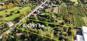 Duża działka z warunkami zbudowy