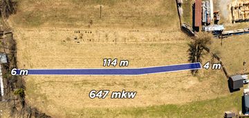 Działka budowlana chochołów | 647m2