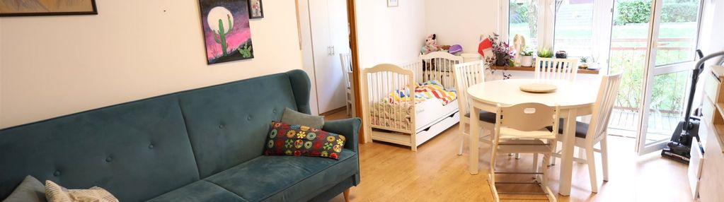 4 pokoje na parterze w bloku