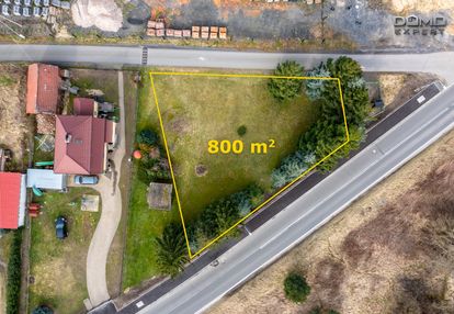 Działka budowlana 800 m2 w zebrzydowej