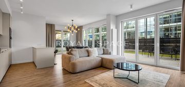 Apartament z ogrodem 100m2 oraz przeszkleniami
