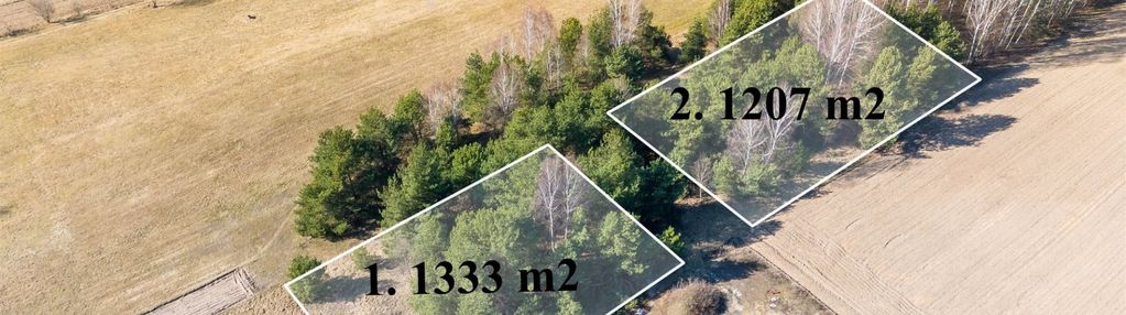 *działki z wydanymi wz* pomigacze*1207 m2*1333m2*