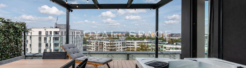 Luksusowy penthouse z jacuzzi i sauną na tarasie!