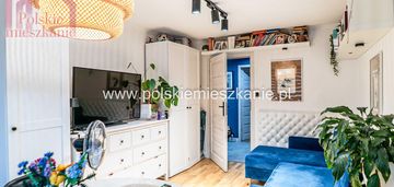Kmiecie, mieszkanie 4-pok. 57 m, parter, balkon