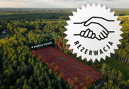 Działki budowlane lesie - zarezerwowane