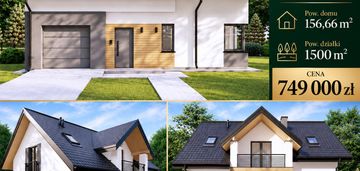 Nowoczesny dom z garażem | działka 1500 m² | gniła