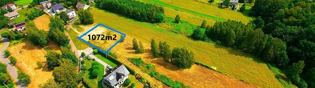 Działka budowlana 1072 m² | mszana | 5 minut a1