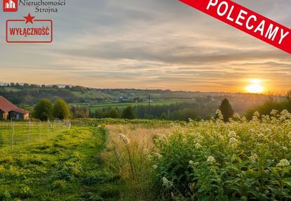 Widokowa atrakcyjna działka, cisza i spokój.