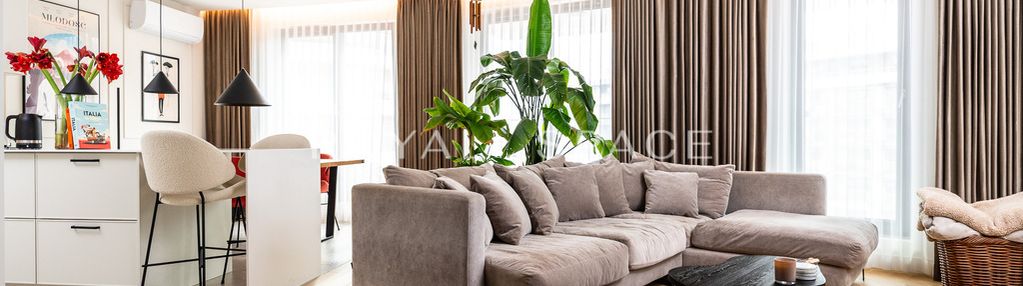 Nowoczesny apartament z balkonem | wiślane tarasy