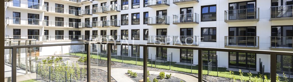 Studio w inwestycji belg | widok na zieleń