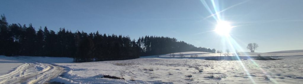 Działka z linią brzegową jeziora raduńskiego