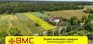 Działka budowlano usługowa lisów 3434m2