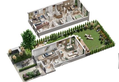 Wawer las i 128,35m2 i segment skrajny i ogródek