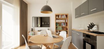 2 pokoje do samodzielnej aranżacji.