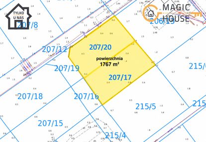 Działka budowlana 1765 m² | wiślinka